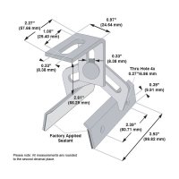 S-5! ProteaBracket w/ Set Screws for Trapezoidal Roofs, Stainless Steel, Qty 1