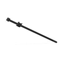 IronRidge BX System Cable Tie & Edge Clip UV Black, BX-CT-EC-P1